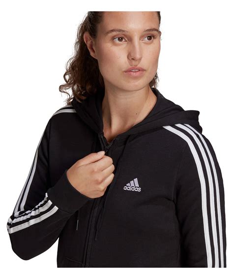 schwarze sweatjacke damen adidas|adidas performance sweatjacke damen.